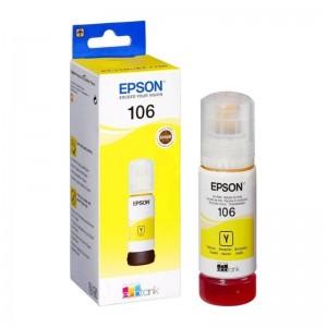 Epson 106 жълто мастило бутилка